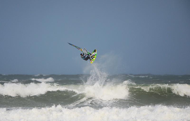 Big wave action from the Red Bull Storm Chase in Cornwall - photo © Bob Berry / www.bbphoto.net