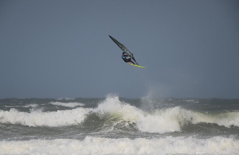 Big wave action from the Red Bull Storm Chase in Cornwall - photo © Bob Berry / www.bbphoto.net