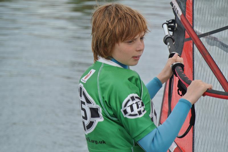 Archie Dodd, winner of the 4.5m fleet in the Team 15 Interclub event at Kielder Water photo copyright Gary Charles-Jones taken at Kielder Water Sailing Club and featuring the Windsurfing class