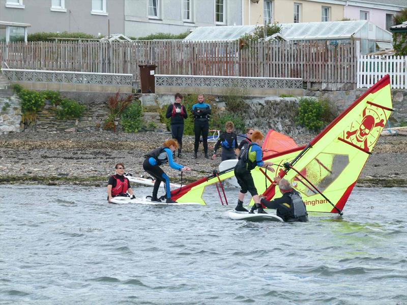 Torpoint Mosquito Sailing Club Open Day photo copyright Keith Watts taken at Torpoint Mosquito Sailing Club and featuring the Windsurfing class