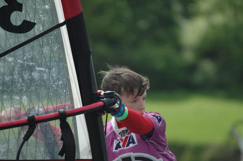 George Stewart windsurfing at Kielder - photo © RYA North East