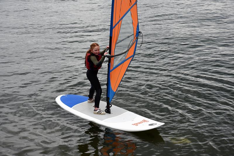 By Jove, I think she's got it! Windsurfing during the Draycote Water Sailing Club Open Day - photo © Malcolm Lewin / www.malcolmlewinphotography.zenfolio.com/sail