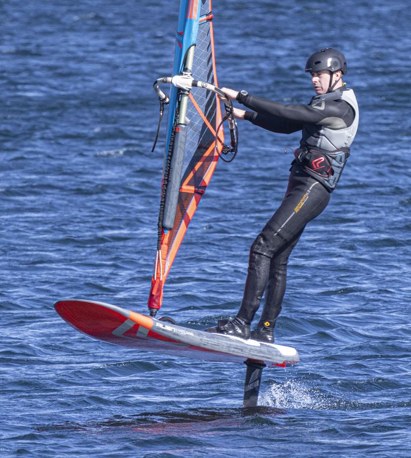 Foiling on the first day back during the Easter Cooler at Notts County - photo © David Eberlin