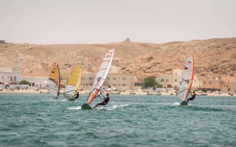 Youth Olympic Games photo copyright Salim AL Adi taken at Oman Sail and featuring the Windsurfing class