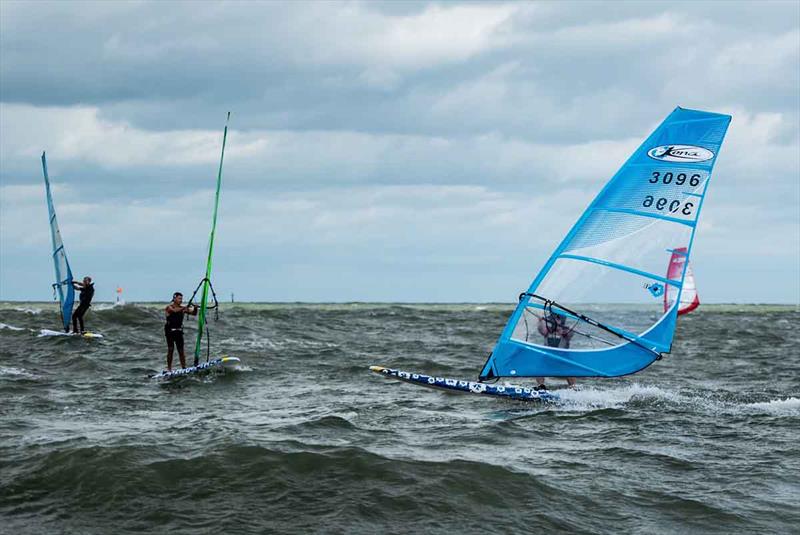 Andree Gauthier, the winner of the Kona Women's World Championship 2018 photo copyright Magi Foster taken at Clearwater Community Sailing Center and featuring the Windsurfing class