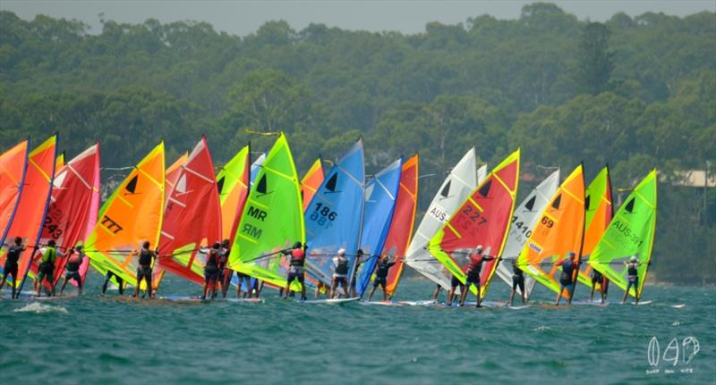 Australian Windsurfer Nationals - Final day photo copyright Mitchell Pearson / SurfSailKite taken at Toronto Amateur Sailing Club and featuring the Windsurfing class