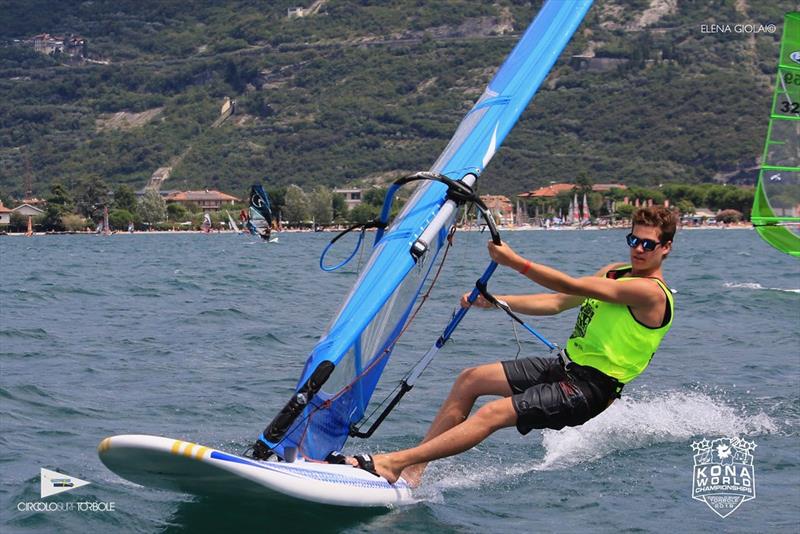 Alex Temko - 2019 Kona World Championships at Lake Garda photo copyright Elena Giolai taken at Circolo Surf Torbole and featuring the Windsurfing class