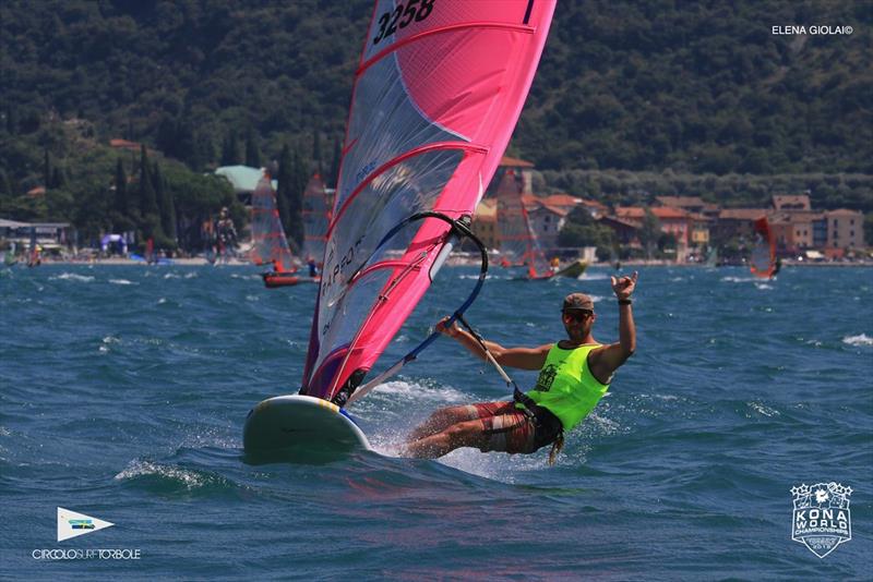 Huig-Jan Tak II - 2019 Kona World Championships at Lake Garda photo copyright Elena Giolai taken at Circolo Surf Torbole and featuring the Windsurfing class