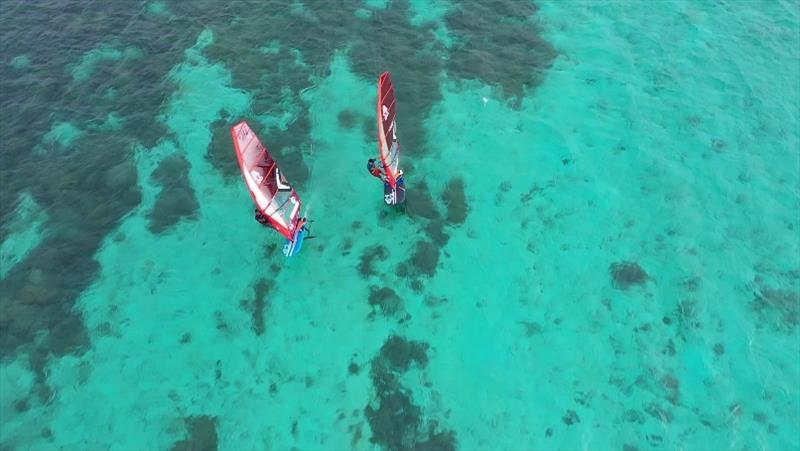 Windfoiling in the Caribbean! photo copyright Bruno Kancel / Aeroworx taken at  and featuring the Windsurfing class