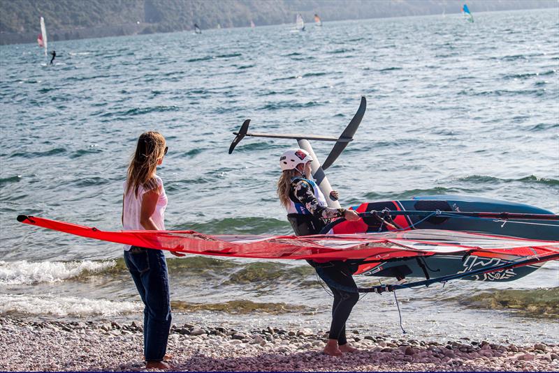 World Sailing Windsurf Evaluation Trials, Lago di Garda, Italy. September 29, 2019 photo copyright Jesus Renedo / Sailing Energy / World Sailing taken at Circolo Surf Torbole and featuring the Windsurfing class