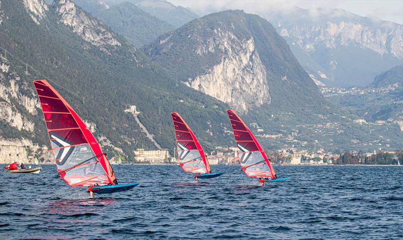 Starboard iFoil  sailing light conditions - World Sailing Windsurf Evaluation Trials, Lago di Garda, Italy. September 29, 2019 photo copyright Jesus Renedo / Sailing Energy / World Sailing taken at Circolo Surf Torbole and featuring the Windsurfing class