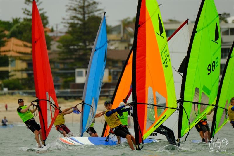 Windsurfer Australian Championship day 2 photo copyright Mitch Pearson / Surf Sail Kite taken at Brighton & Seacliff Yacht Club and featuring the Windsurfing class