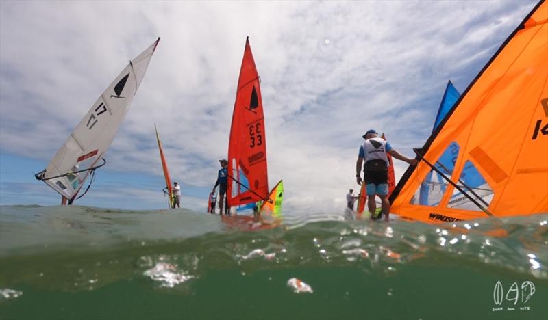 2020 Windsurfer Australian Championship day 3 photo copyright Mitch Pearson / Surf Sail Kite taken at Brighton & Seacliff Yacht Club and featuring the Windsurfing class