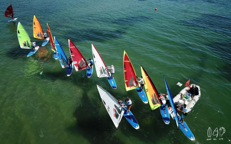 2020 Windsurfer Australian Championship day 3 photo copyright Mitch Pearson / Surf Sail Kite taken at Brighton & Seacliff Yacht Club and featuring the Windsurfing class