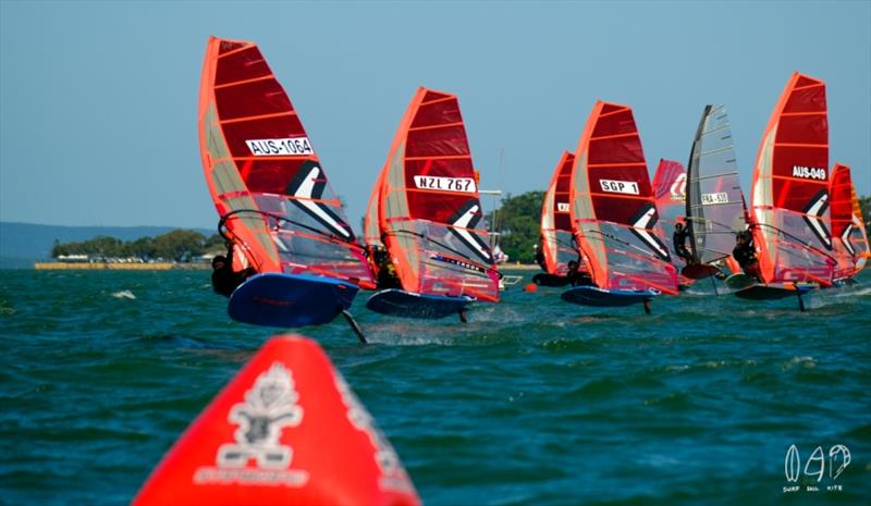 Day 3 - Downunder Pro Australian Windfoil Championships 2020 photo copyright Mitch Pearson / Surf Sail Kite taken at Royal Queensland Yacht Squadron and featuring the Windsurfing class