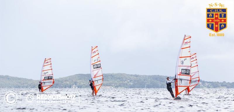 Zhik Combined High Schools Sailing Championships photo copyright Red Hot Shotz Sports Photography / Chris Munro taken at Belmont 16ft Sailing Club and featuring the Windsurfing class