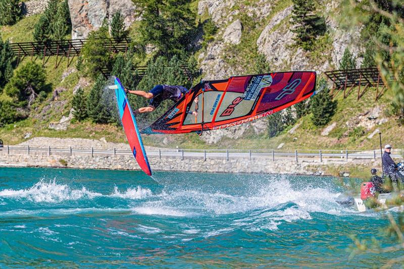 Will Yentel Caers perform as consistenly in the final as he did in the qualification? Vanora Engadinwind by Dakine 2021 photo copyright Emanuela Cauli taken at  and featuring the Windsurfing class