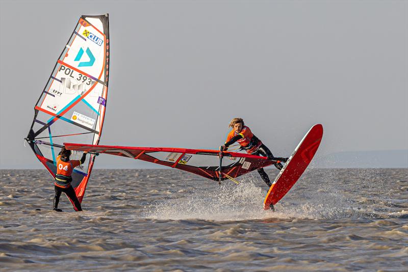 Michi Czech lifted his way up through the double elimination - EFPT Austria Surf Opening 2022 - Day 2 photo copyright Emanuela Cauli taken at  and featuring the Windsurfing class