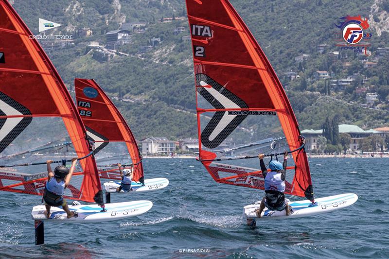 2022 Formula Windsurfing Foil World Championships - Day 1 photo copyright Elena Giolai taken at Circolo Surf Torbole and featuring the Windsurfing class