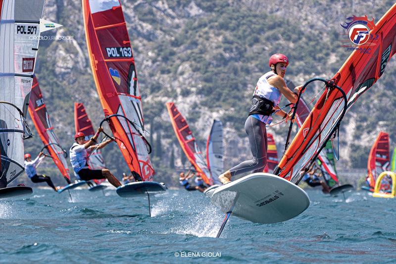 2022 Formula Windsurfing Foil World Championships Torbole - Day 3 photo copyright Elena Giolai taken at Circolo Surf Torbole and featuring the Windsurfing class