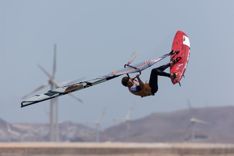 Philip Köster, 5 times world champion, in action - Gran Canaria Windsurfing Worlds 2022 photo copyright Jesús de León taken at  and featuring the Windsurfing class