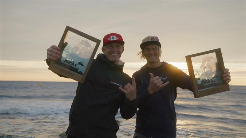 The Awards also crown the European Champions - pictured are 2021 champion Amado Vrieswijk and 2021 vice-champion Yentel Caers - photo © Freestyle Pro Tour