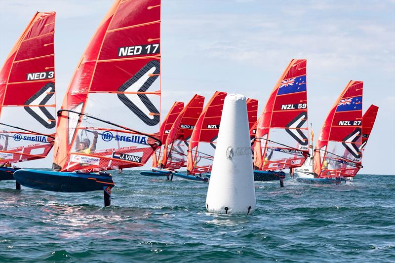 2023 Windfoil Nationals photo copyright Tasman Rowntree taken at Manly Sailing Club and featuring the Windsurfing class