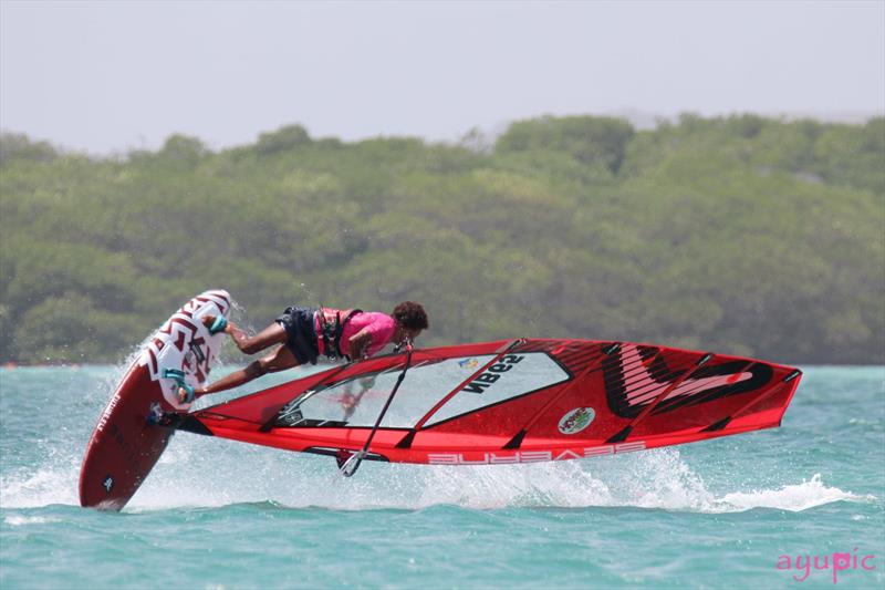 The event gives a chance to local riders like Nigel Hart to measure themselves against freestylers from all over the world photo copyright Ayu Pic taken at  and featuring the Windsurfing class