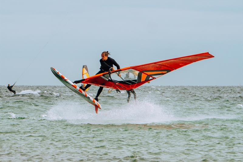 Felix Volkhardt was an unstoppable force at this years GFB opening event - 2023 GFB x EFPT Surf-Festival photo copyright Alina Kachelriess taken at  and featuring the Windsurfing class