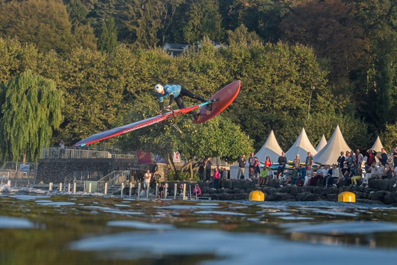 `I think this is the most airtime i've ver gotten in my life` - Andreas Roessler impressed on his Air run! - 2023 EFPT Geneva, Day 3 - photo © PROtography Official