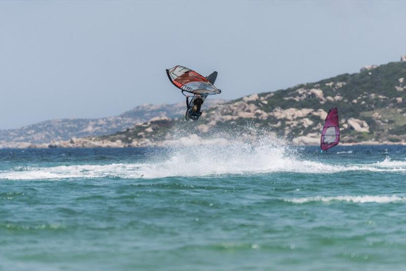 Local hero Rossel Bertoldo quickly showed he had the ability to go toe-to-toe with some of the best riders on the european scene, showing he meant business by topping his qualifying elimination with a huge Air Skopu - Freestyle Pro Tour Sardinia - Day 3 - photo © Richard Buchner