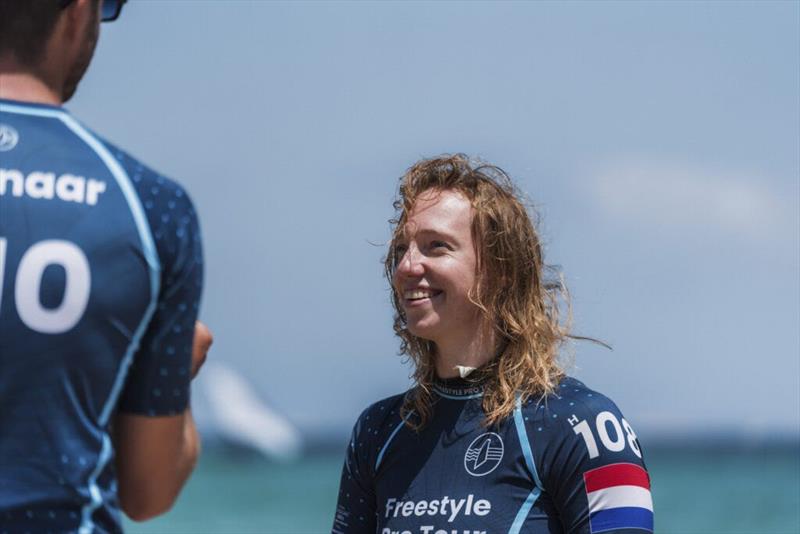 Maaike Huvermann impressed by showing a series of Culos - both in the qualifying and finals rounds, impressing in a super stacked mixed fleet - Freestyle Pro Tour Sardinia - Day 3 - photo © Richard Buchner