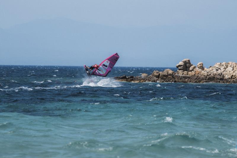 Caers looked absolutely unstoppable all day - bringing out the highest scoring moves and biggest heat scores of the entire single eliminaton photo copyright Richard Buchner taken at  and featuring the Windsurfing class