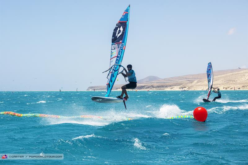 Jordy Vonk hits top form on Day 3 of the Fuerteventura PWA Grand Slam - photo © Carter / PWAWorldTour.com