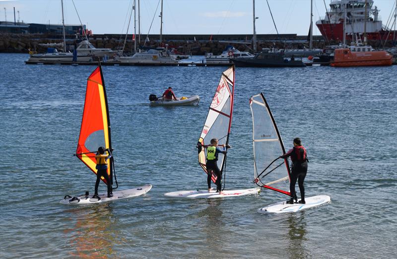 Windsurfing at Peterhead Sailing Club - photo © RYA Scotland