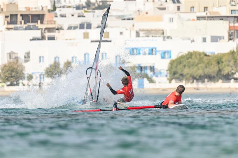 As per usual with Tow-In, we also had some gnarly crashes. - 2025 Freestyle Pro Tour Naxos, Day 2 photo copyright PROtography Official taken at  and featuring the Windsurfing class
