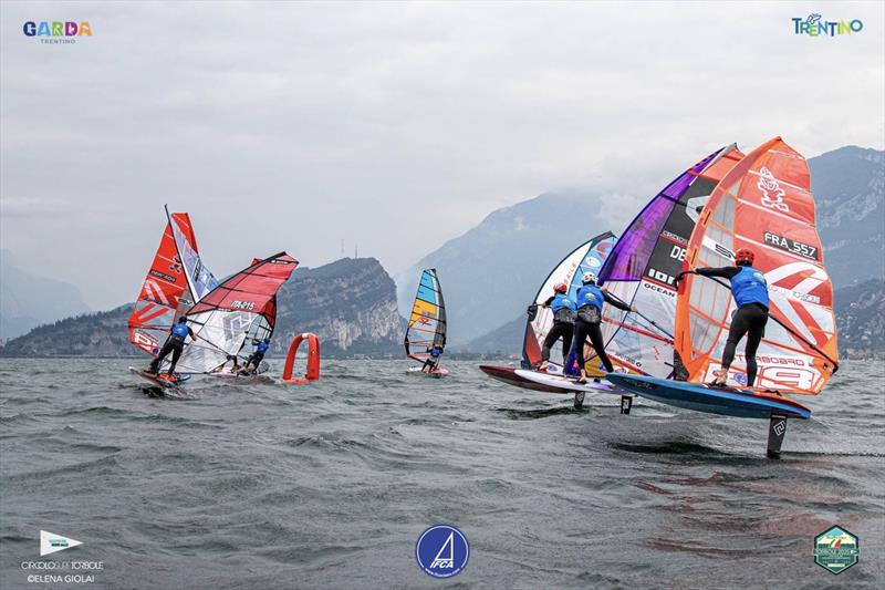 2025 IFCA Fin & Foil Slalom European Championships photo copyright Elena Giolai taken at Circolo Surf Torbole and featuring the Windsurfing class