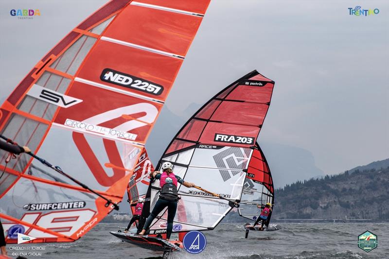 2025 IFCA Fin & Foil Slalom European Championships photo copyright Elena Giolai taken at Circolo Surf Torbole and featuring the Windsurfing class