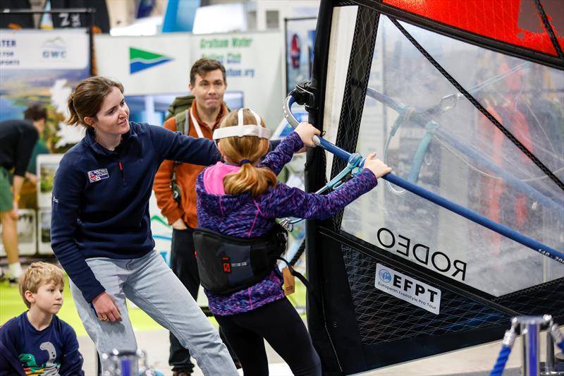 Hands on, at the RYA Dinghy & Watersports Show  - photo © Paul Wyeth / RYA