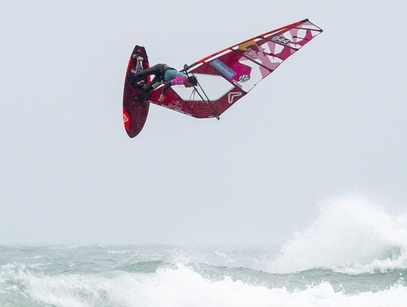 2026 Wissant 4-STAR World Cup Challenger pro men on fire in the great conditions here with Philip Koster putting on a perfection performance photo copyright Nicolas Peltier taken at  and featuring the Windsurfing class