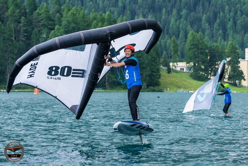 Tomonori Anami - GWA Wingfoil Race European Championship 2021, Day 1 photo copyright Laci Kobulsky taken at  and featuring the Wing Foil class