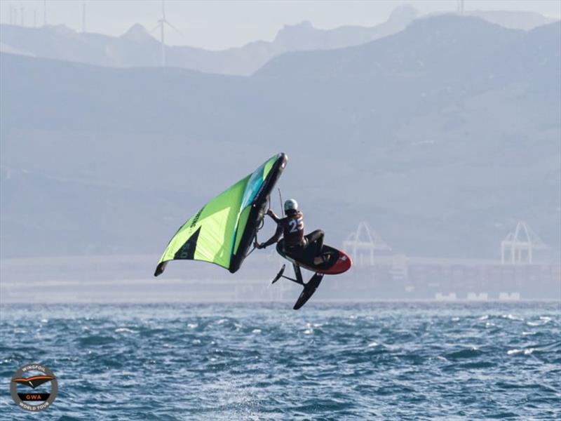 Riccardo Zorzi - GWA Tarifa Wing Pro 2021 day 2 photo copyright Samuel Cardenas taken at  and featuring the Wing Foil class