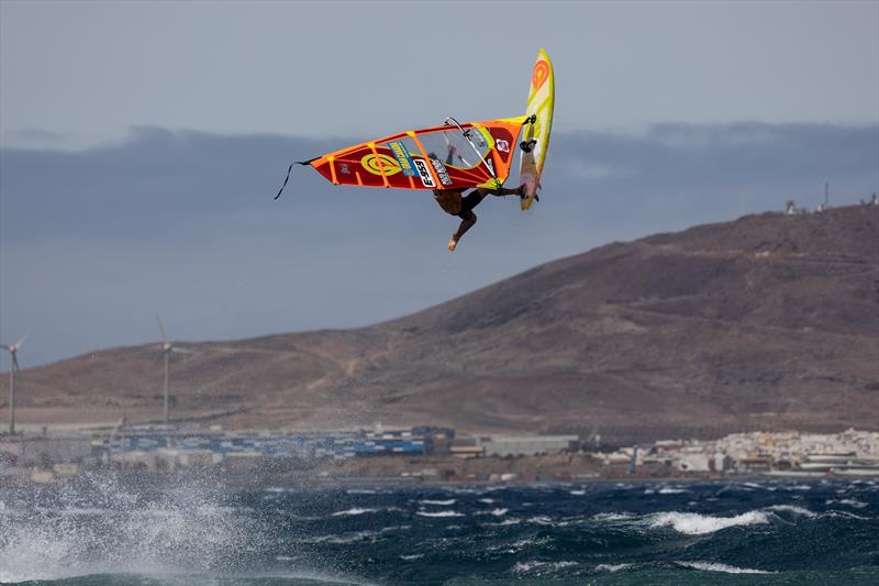 Marino Gil, from Gran Canaria, stood out in the day's proceedings. - Gran Canaria Windsurfing World Championship 2022 photo copyright Gran Canaria Windsurfing World Cup taken at  and featuring the Wing Foil class