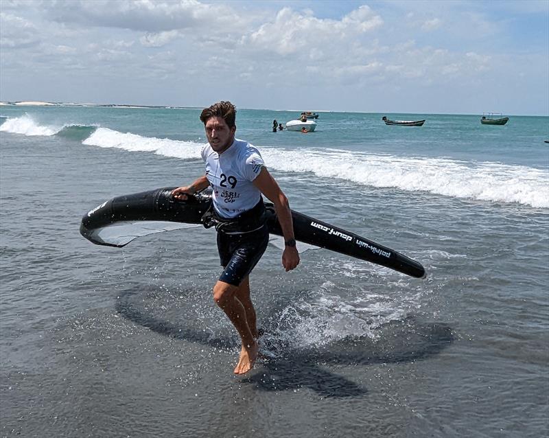 Bastien Escofet (FRA) holds a slender lead - 2022 Wingfoil Racing World Cup Jericoacoara - photo © IWSA / Jeri Wingfoil Cup