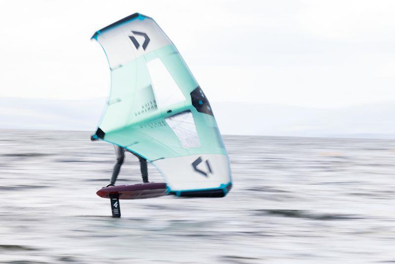 Hugo Dobrijevic racing in the UKWA Wingfoil Slalom Championships 2022 photo copyright Dave Dobrijevic  / www.instagram.com/capture_the_stoke taken at Lee-on-the-Solent Sailing Club and featuring the Wing Foil class