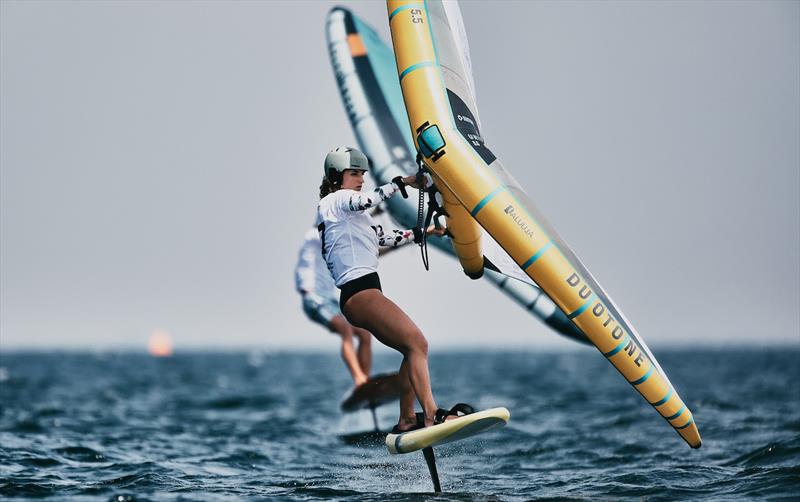 Paula Novotna managed to overtake for the women's win - Wingfoil Racing World Cup, Day 1 - photo © IWSA / Robert Hajduk