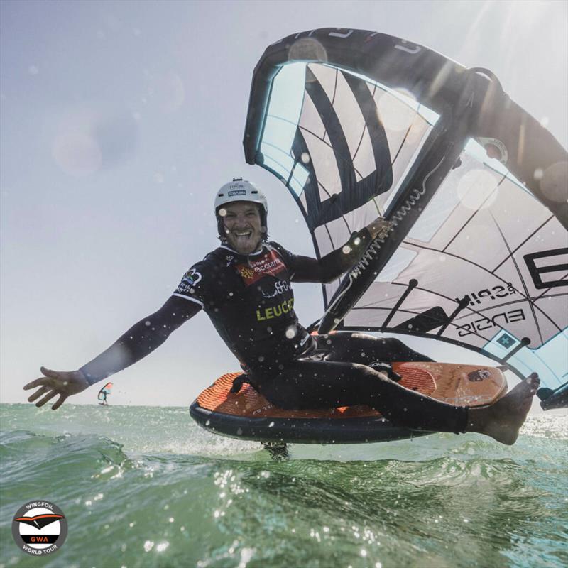 Balz Muller - GWA Wingfoil World World Cup Leucate 2023 - Day 1 - photo © Lukas K Stiller