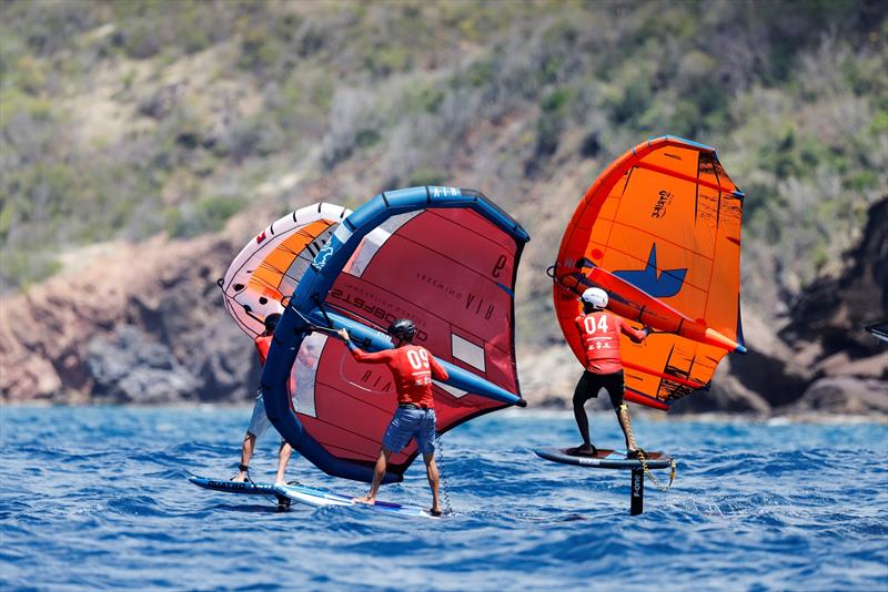 2023 Antigua Wingfoil Championship, day 3 photo copyright Paul Wyeth taken at  and featuring the Wing Foil class