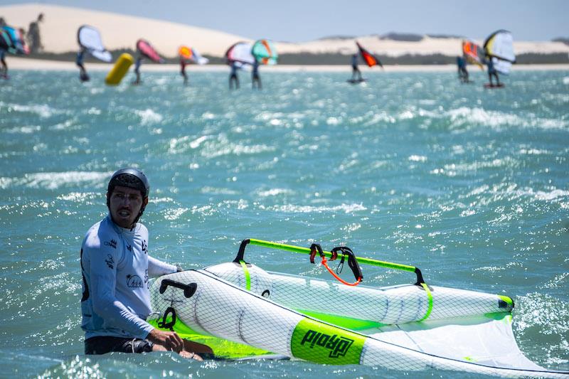 Bastien Escofet lost the lead but is still well in contention - Day 2 of WingFoil Racing World Cup Brazil - photo © IWSA media