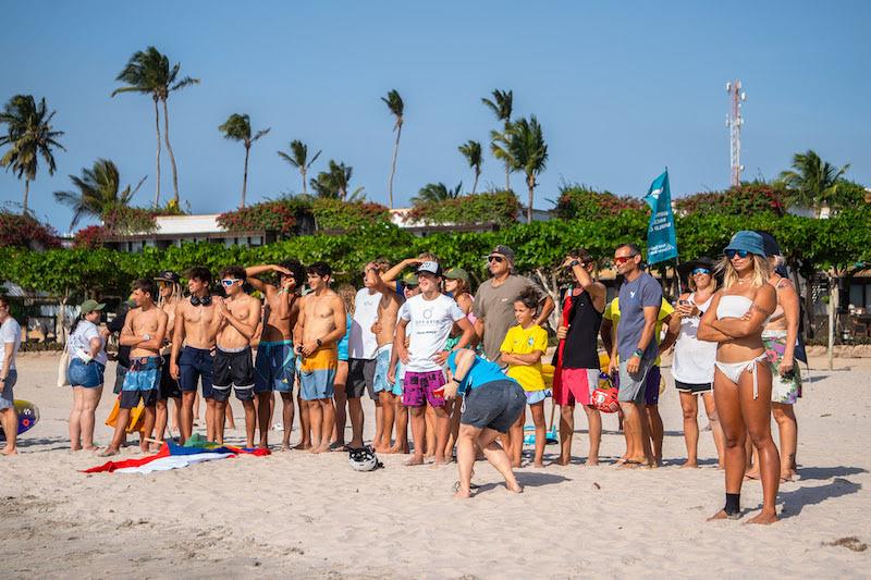 Watching the action from Jeri beach - 2023 WingFoil Racing World Cup Brazil photo copyright IWSA Media taken at  and featuring the Wing Foil class